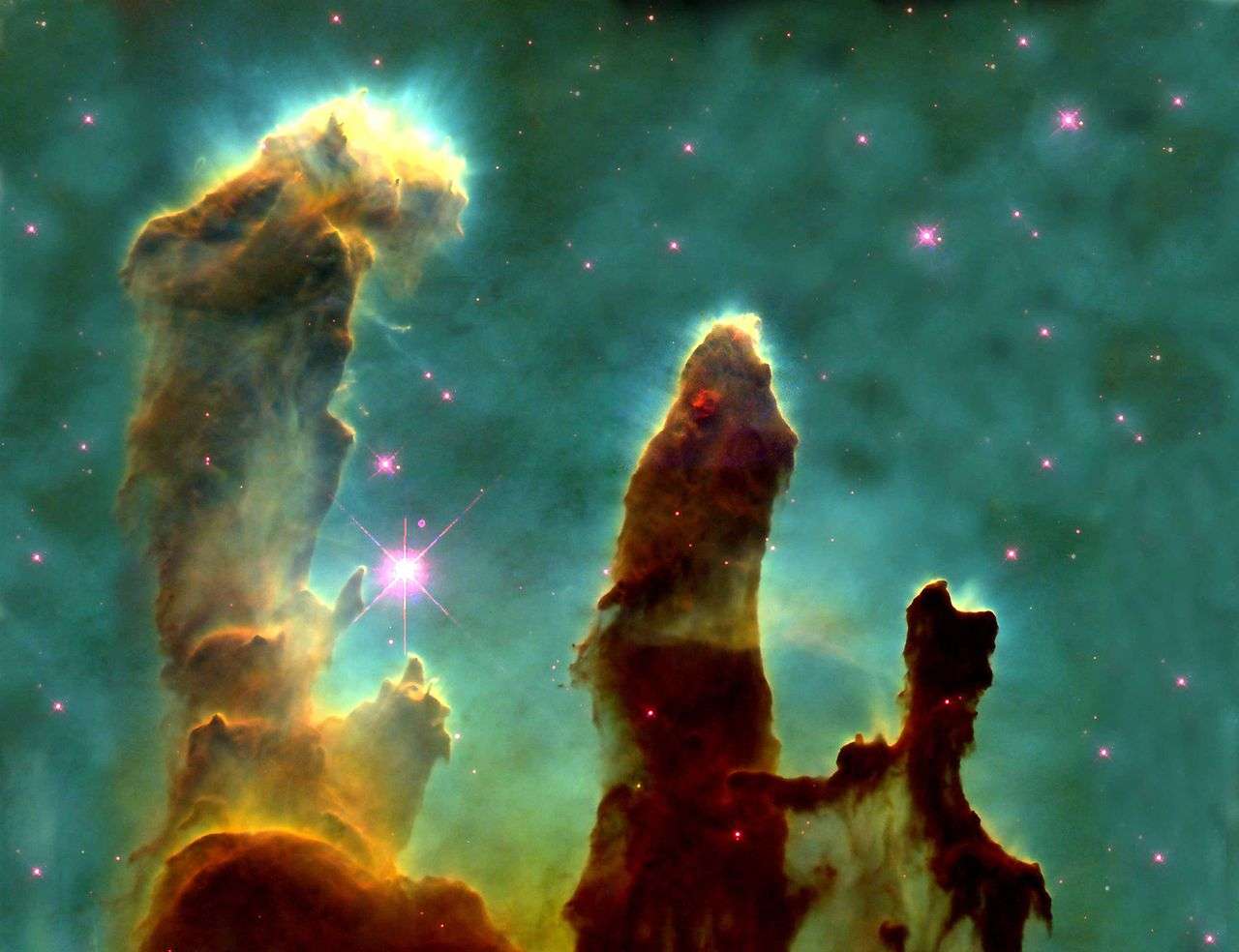 Nebulosa da águia Mistérios do espaço