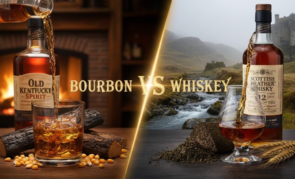 9 Facts about the Difference Between Bourbon and Whiskey