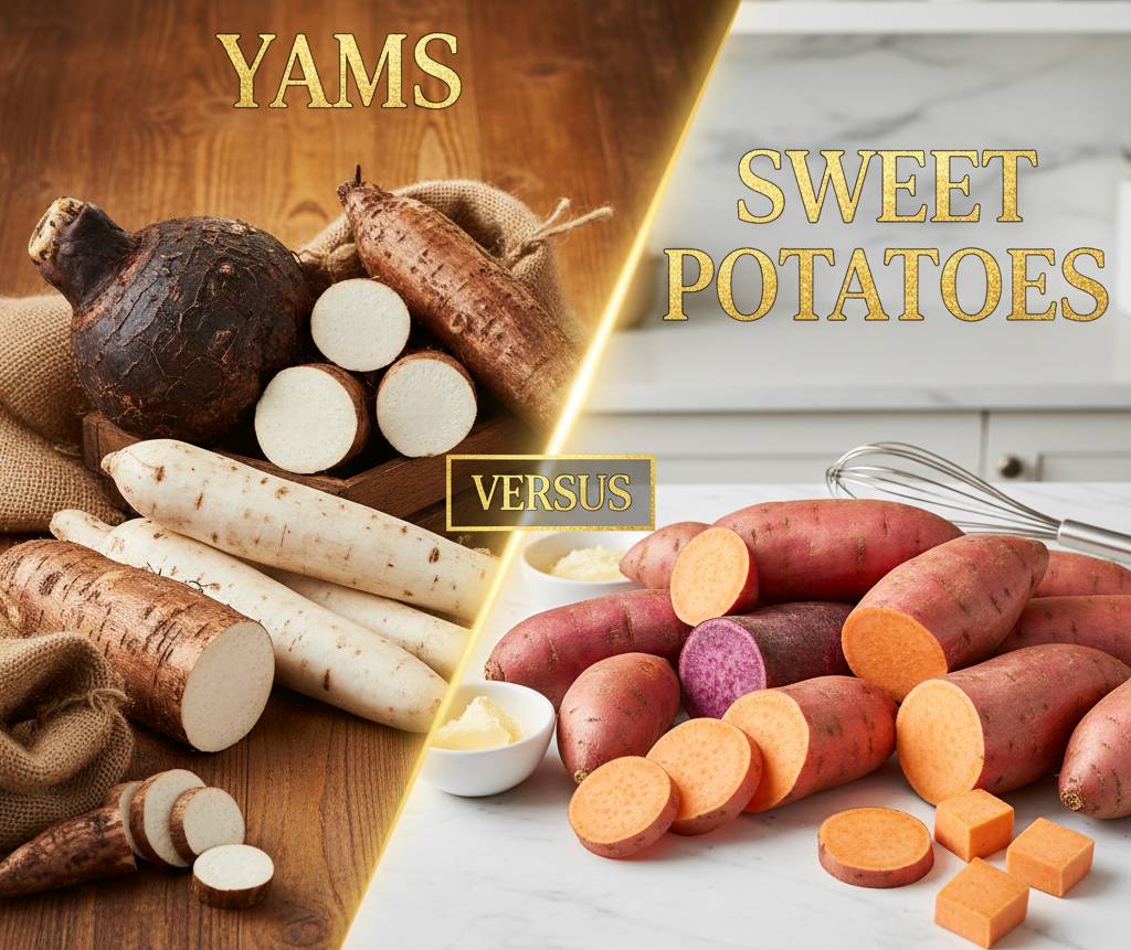 Yams vs. Sweet Potatoes: Difference by Origin, Nutrition, Texture and More Yams and Sweet Potatoes