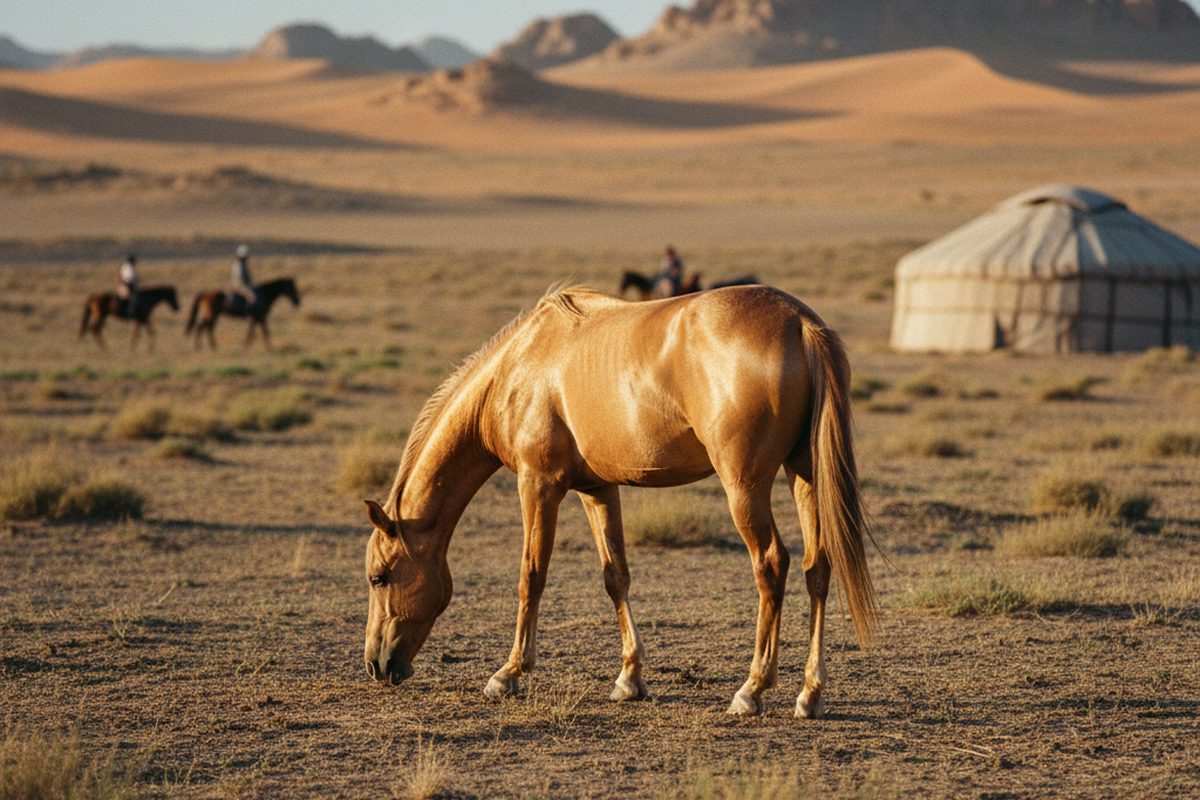 Turkmenistan Holds Closed Annual Beauty Pageant for Endangered Akhal-Teke Horses