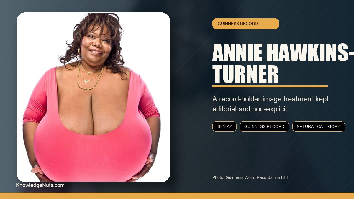 What's the Biggest Bra Size in the World? Annie Hawkins-Turner Holds ...