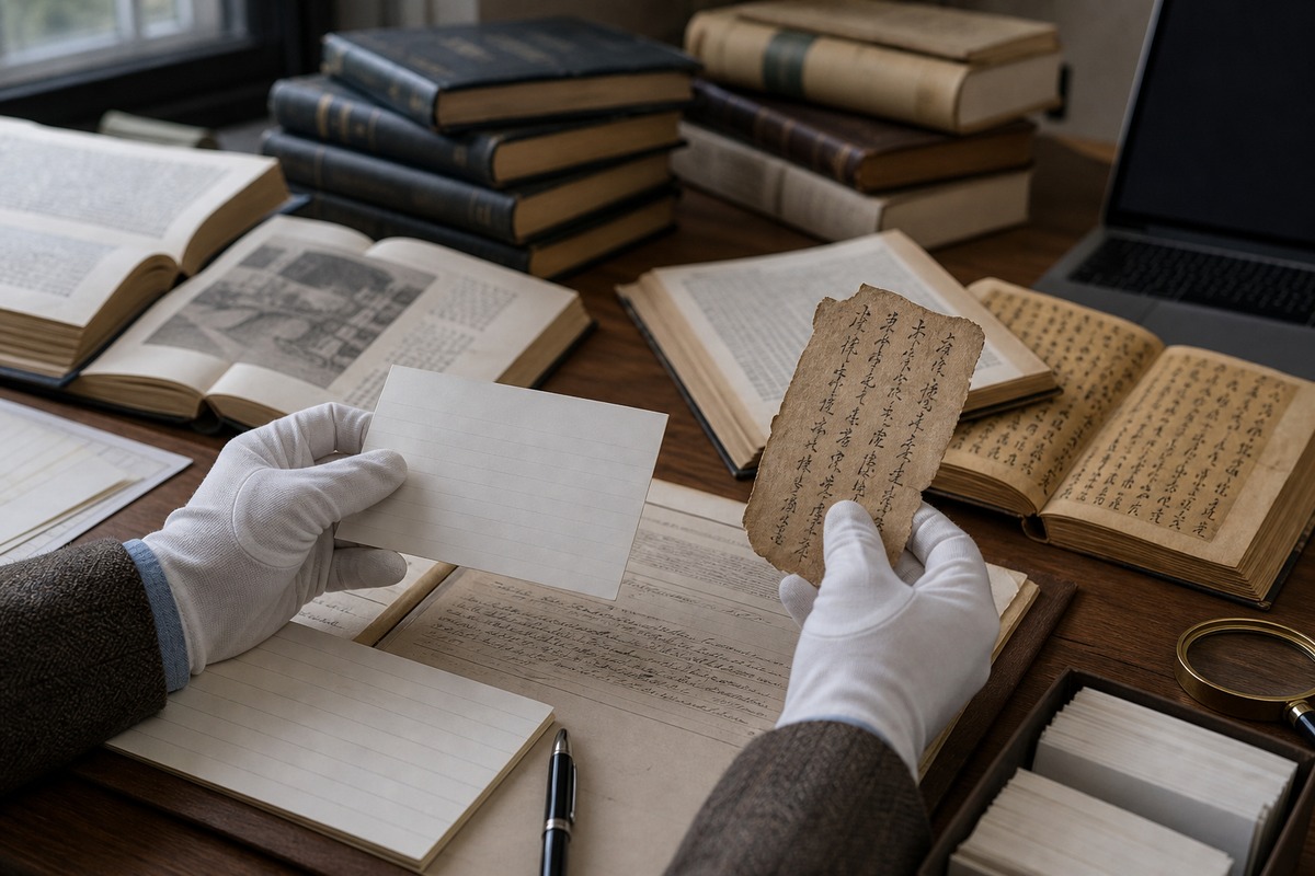 No Chinese Original Source Archive Research
