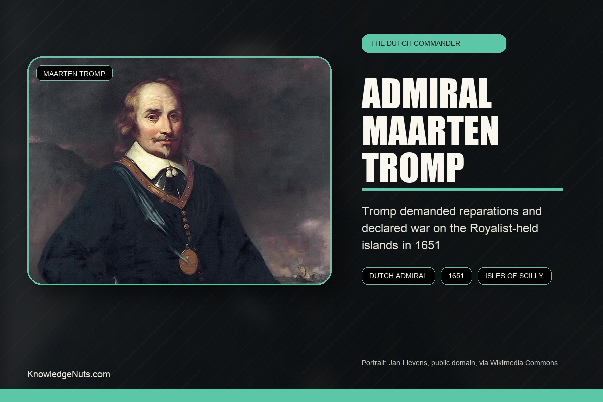 Admiral Maarten Tromp Declared War On Scilly