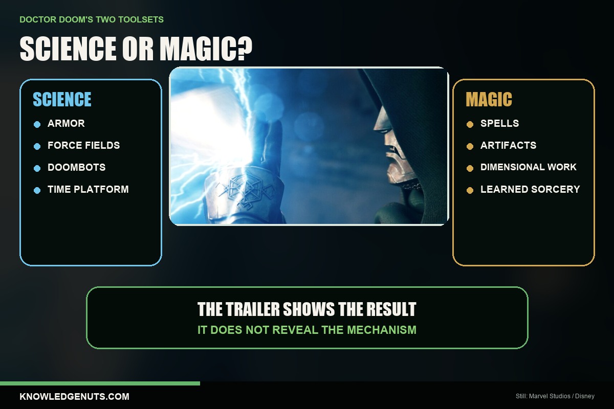 Doctor Doom Science vs Magic Abilities
