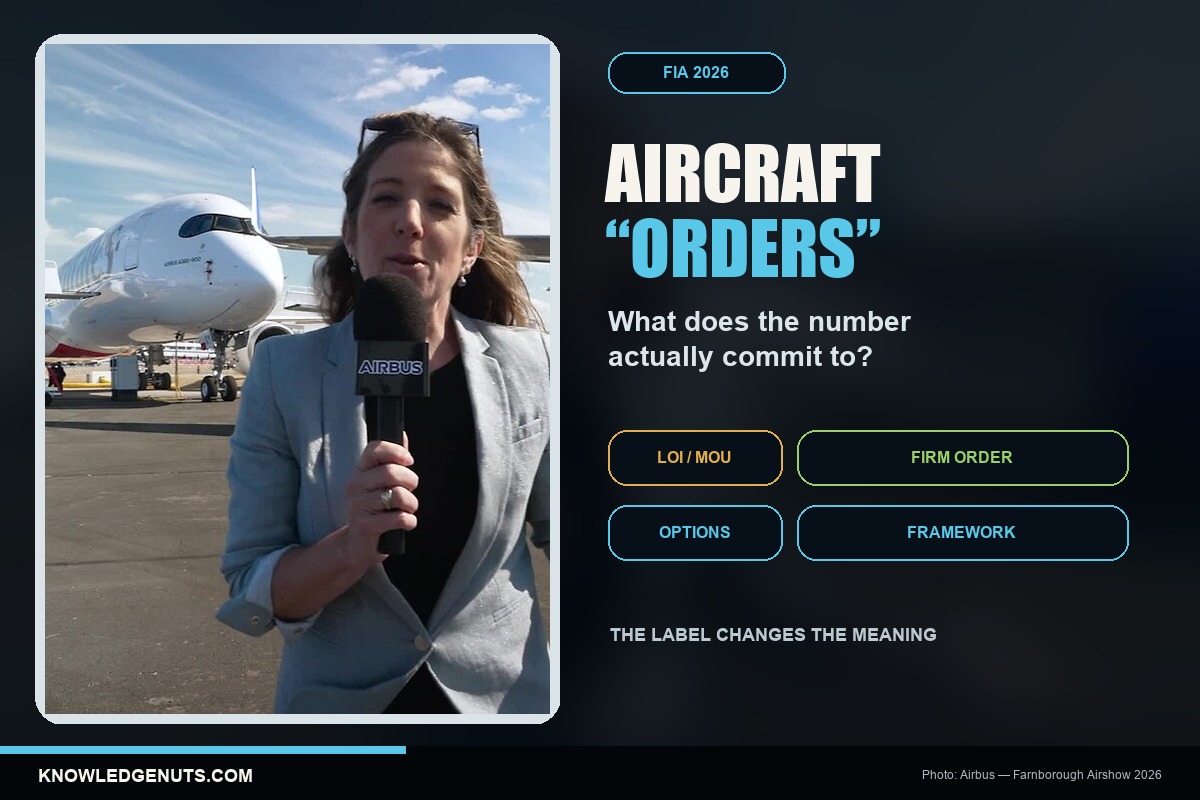 What Does an Aircraft Order at the Farnborough Airshow Actually Mean?