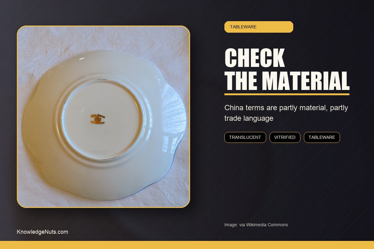 Fine China Plate Mark