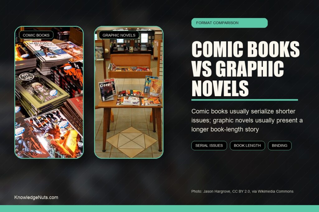 Comic Books Vs Graphic Novels Difference