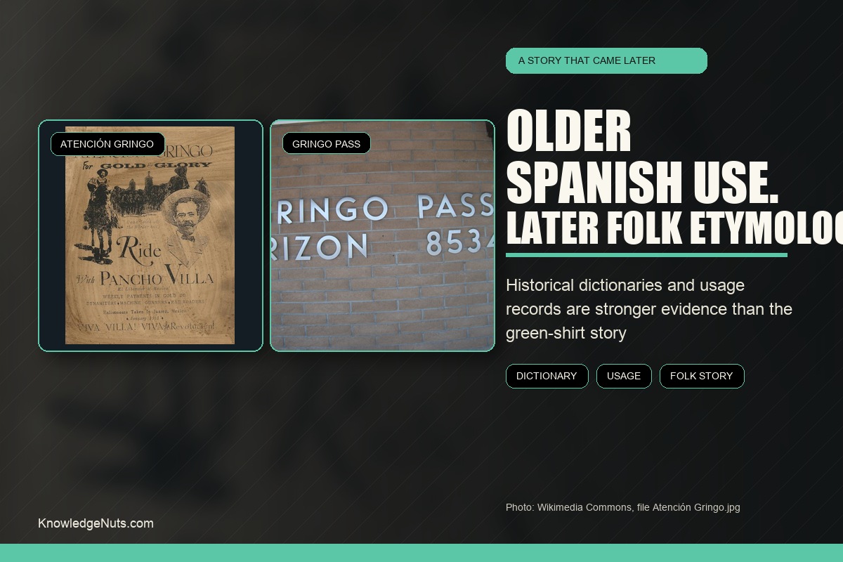 Gringo Word History Spanish Usage