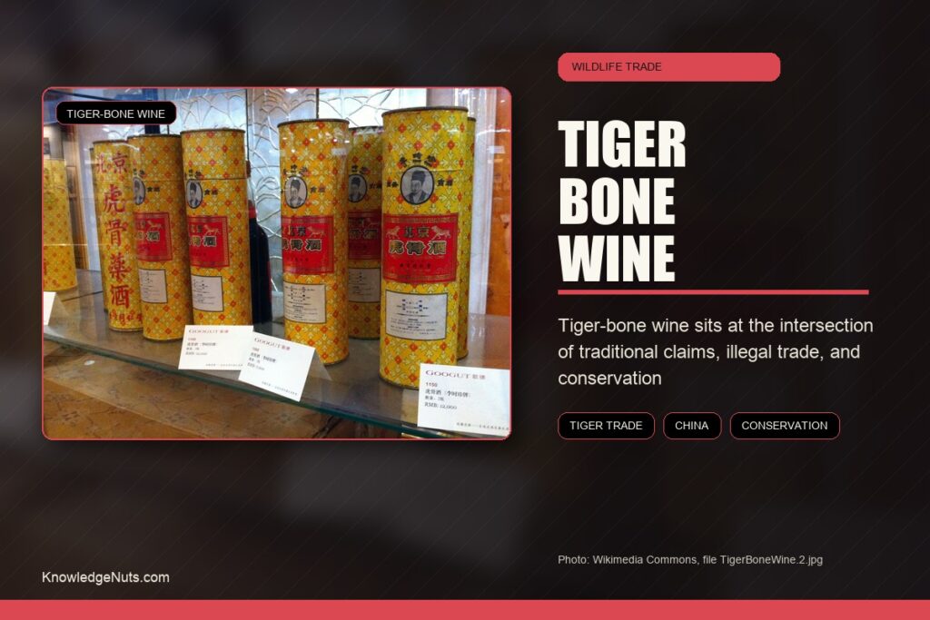 The Illegal Chinese Wine Made From Tiger Bones Illegal Chinese Tiger Bone Wine