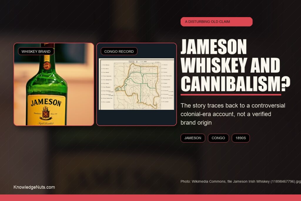 Jameson Whiskey Congo Cannibalism Claim